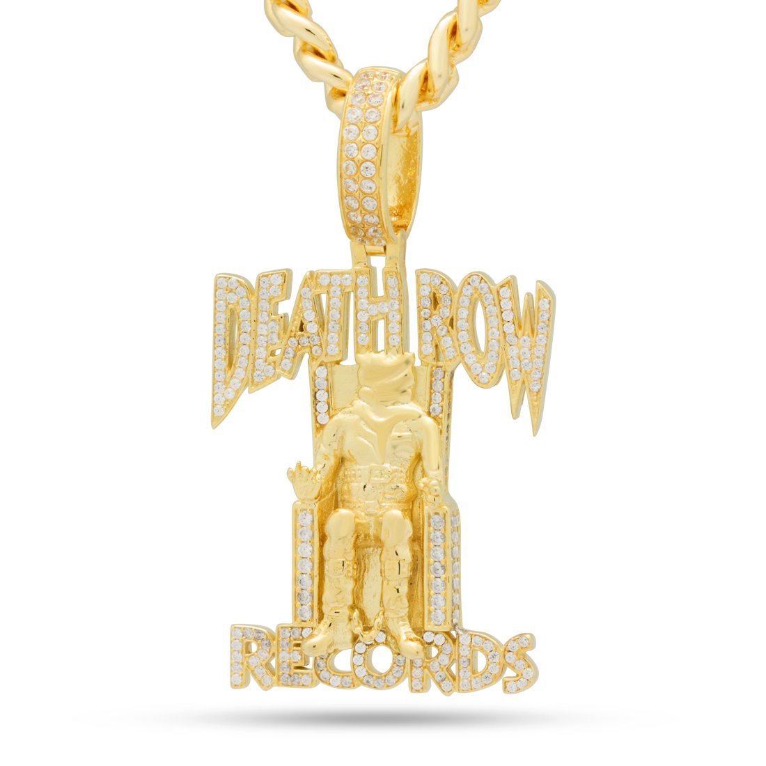 Drakesboutique - King Ice NKX14134 14k Gold Plated Death Row